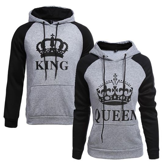 "Heather - King Queen Hoodies" - Holaamor